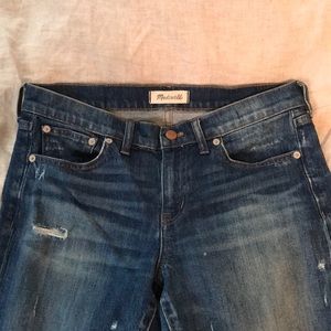 Madewell slim boyfriend jeans